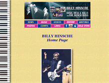 Tablet Screenshot of billyhinsche.com